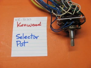 📈KENWOOD SELECTOR POT KR-3130 STEREO RECEIVER - Picture 1 of 1
