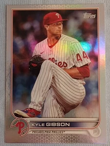 2022 Topps Series 1 Kyle Gibson #57 Rainbow Foil 🌈🔥📈👀 - Picture 1 of 2