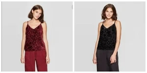 Damen V-Ausschnitt Burnout Tank Top - Xhilaration - verschiedene Auswahl - C250 - Bild 1 von 5