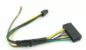 12" ATX Main 24-Pin to 6Pin PSU Power Adapter Cable HP EliteDesk 705G3 705 G3 - Picture 1 of 4