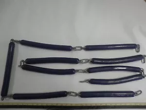 1 Pair Rubberized Vinyl/Plastic SWING CHAIN 70" BLUE Swingset Tarp Tent Chain - Picture 1 of 3