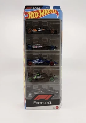 Hot Wheels 5-Pack 2024 F1 Formula 1 McLaren/Alpine/Red Bull/Sauber/Hass B - Image 1 of 3