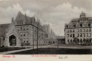  Illinois Univ of Chicago Hull Court UDB 1906 Postcard - Picture 1 of 2