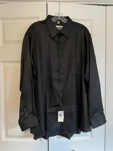Geoffrey Beene Wrinkle Free Black Button Down NWT!  18 34/35 XL - Picture 1 of 4
