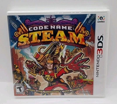 Code Name S.T.E.A.M. (Nintendo 3DS, 2015) STEAM 3DS New Factory Sealed  - Image 1 of 2