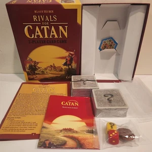 The Rivals for Catan Klaus Teuber 2 Player Strategy Card Game Open Box Sealed - Picture 1 of 3