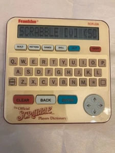Franklin SCR-226 Das offizielle Scrabble-Spielerwörterbuch. Getestet Funktioniert - Bild 1 von 6