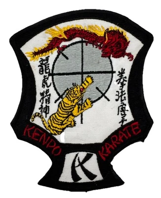 Ed Parker American Kenpo Karate Crest Patch 6.5” Tall x 5” Long Brand New - Image 1 of 3