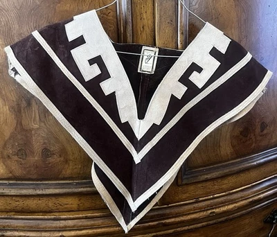 CHALECO PECHO CUERO MEXICANO DE COLECCIÓN ESCUDO/PARA COSPLAY O PARA HACER PANCHO Foto 1 de 4