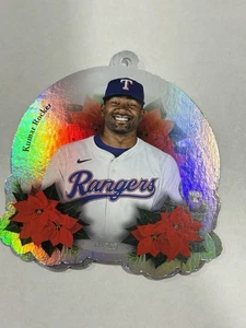 Kumar Rocker 2025 Topps Holiday Oversized Die-Cut Ornament #OO-4 RC Rangers - Bild 1 von 2
