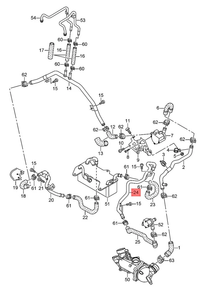 Tubo de refrigerante inferior izquierdo original AUDI A8 S8 quattro 4H2 4H8 4H8 4H0121400AD Foto 1 de 1