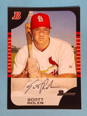 2005 Bowman Scott Rolen St Louis Cardinals #80 ⚾ - Image 1 of 2