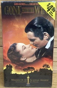 Gone With the Wind VHS 2 Tape Box Set SEALED From 1998 Classic Rare - Picture 1 of 9