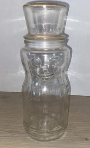 Vintage Mr. Peanut Glass Jar Container 75th Birthday Edition 1991 - Picture 1 of 7