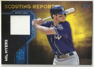 Topps Baseball 2016 - Wil Myers - Reliquia del informe de exploración - Padres - SRR-WM - Imagen 1 de 1