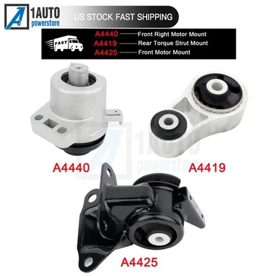 Montaje de motor y transmisión automática de 3 piezas para Mazda CX-7 2007-2012 2,3 L 2,5 L A4425 Foto 1 de 4