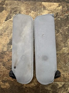1982-92 CAMARO FIREBIRD TRANS AM GREY SUN VISORS HARDTOP STYLE PAIR GM - Picture 1 of 10