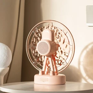 Pink Ferris Wheel Night Light Multiple Colors Dynamic Remote Control Ocean W SET - Picture 1 of 12