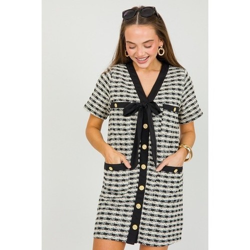 Entro - Grid Tie Dress main image 1