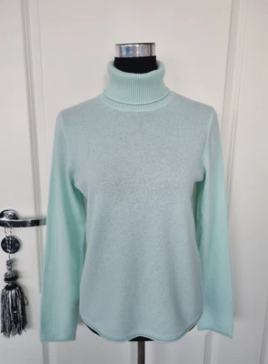 Traumhaft weicher Pure Cashmere 100% Kaschmir Pullover Gr. M 38 mint - Bild 1 von 4