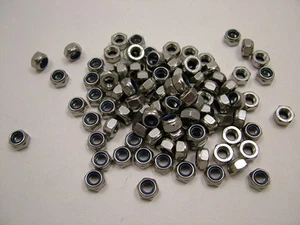Edelstahl Nyloc Sicherungsmuttern M6, Menge 100 - Bild 1 von 1