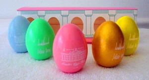 2020 Donald J. Trump White House Easter Egg Roll 5 Sgnd. Wood Eggs~NEW!! - Picture 1 of 8