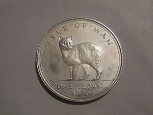 Isola di Man corona 1970 argento - Picture 1 of 2