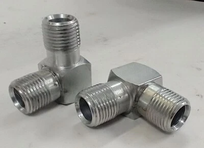 1/2" NPT STEEL 90° ELBOWS (LOT OF 2) 5500-08-08 - Image 1 of 2