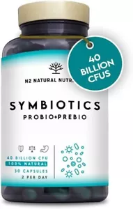 Pre and Probiotics for Gut Health. Probiotic Complex with 40 Billion Probiotic B - Picture 1 of 10