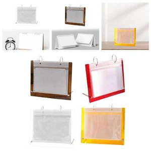Schreibtisch Acryl Fotoalbum Schreibtisch Display Halter für Schlafzimmer Eingang - Bild 1 von 24