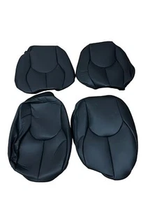 Mercedes-Benz R129 SL Seat Covers Set From 1995 With Hole Perforation Blue - Picture 1 of 1