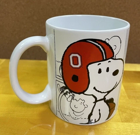 Peanuts & Ohio State Forever Collectables Cup or Coffee Mug Snoopy the Buckeye Cover