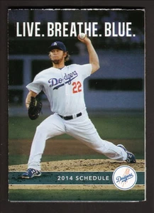 Los Angeles Dodgers Clayton Kershaw 2014 calendario de bolsillo autoridad deportiva - Imagen 1 de 2
