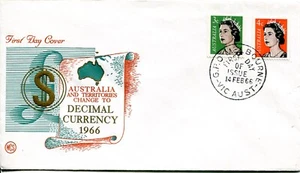 1966 QEII 3c,4c Coil stamps - WCS FDC Teal/Red - Picture 1 of 2