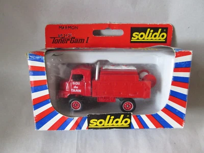 1980 Solido Marmon Simca-Unic Sumb 4x4 Fire Truck #235 #2121 France 1/43 - Image 1 of 4