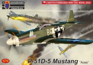 KP Kovozavody Prostejov 1/72 P-51D-5 Mustang "Aces" 3 Marking Options Model Kit - Picture 1 of 5