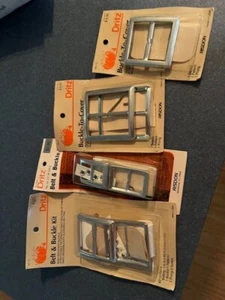Menge 4 Vintage Gürtelschnalle Dritz 2 Kits & 2 Schnallen zum Abdecken VERSIEGELT - Bild 1 von 1