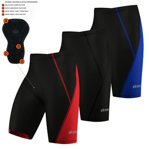 Pantaloncini da ciclismo rossi alta visibilità | Acquisti Online su eBay