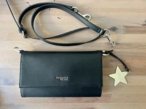 Borsa a tracolla pochette Trussardi pelle nera 25x15x6cm - Foto 1 di 5