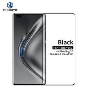 PINWUYO 9H 3D Tempered Glass Screen Protector for Honor V40 - Picture 1 of 13