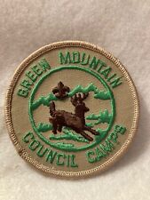 (mb-1)  Boy Scouts-   Green Mountain Council Camps (running buck) patch