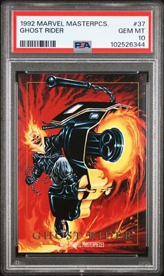 1992 Marvel Masterpieces GHOST RIDER PSA 10 - Image 1 of 2