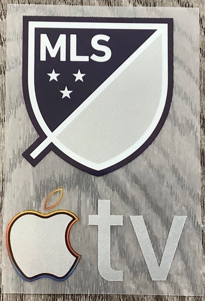 LIGA AMERICANA MLS FÚTBOL APPLE TV Y PATROCINADOR PLANCHA EN PARCHES Foto 1 de 1