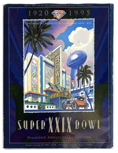 Super Bowl XXIX 29 Program 49ers Chargers 92651 - Picture 1 of 1