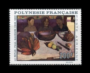 FRENCH POLYNESIA 1968 "Le Repas" (The Meal) by Paul Gauguin - **MNH - VF - Picture 1 of 1