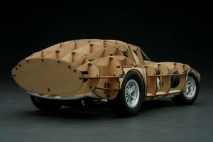 Exoto | 1:18 | Shelby Cobra Daytona | Genuine Wood Rolling Trellis | # RLG18019 - Picture 1 of 12