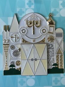 Disney It's a Small World 50th Anniversary Clock Face Jumbo Pin LE 150 RARE