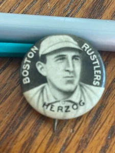 1910-1912 Sweet Caporal Pin Buck Herzog Boston Rustlers nice! - Picture 1 of 2
