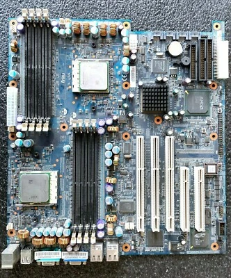 RioWorks Mainboard Sockel 940 4xSATA 5xUSB + 2x AMD DualCore Opteron 2GHz 64BIT  - Bild 1 von 2