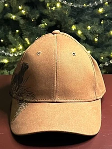 Authentic  Wildlife Series Adjustable Baseball Hat Cap Brown Dri Duck OSFM Nice - Picture 1 of 7